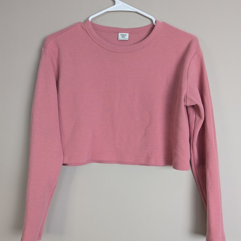 Women's Aritzia Long Sleeve Cropped T-Shirts Bundle, XS, Crew Neck & Mockneck,